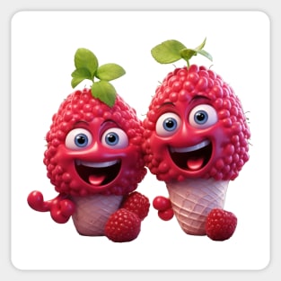 Raspberry Delight Sticker